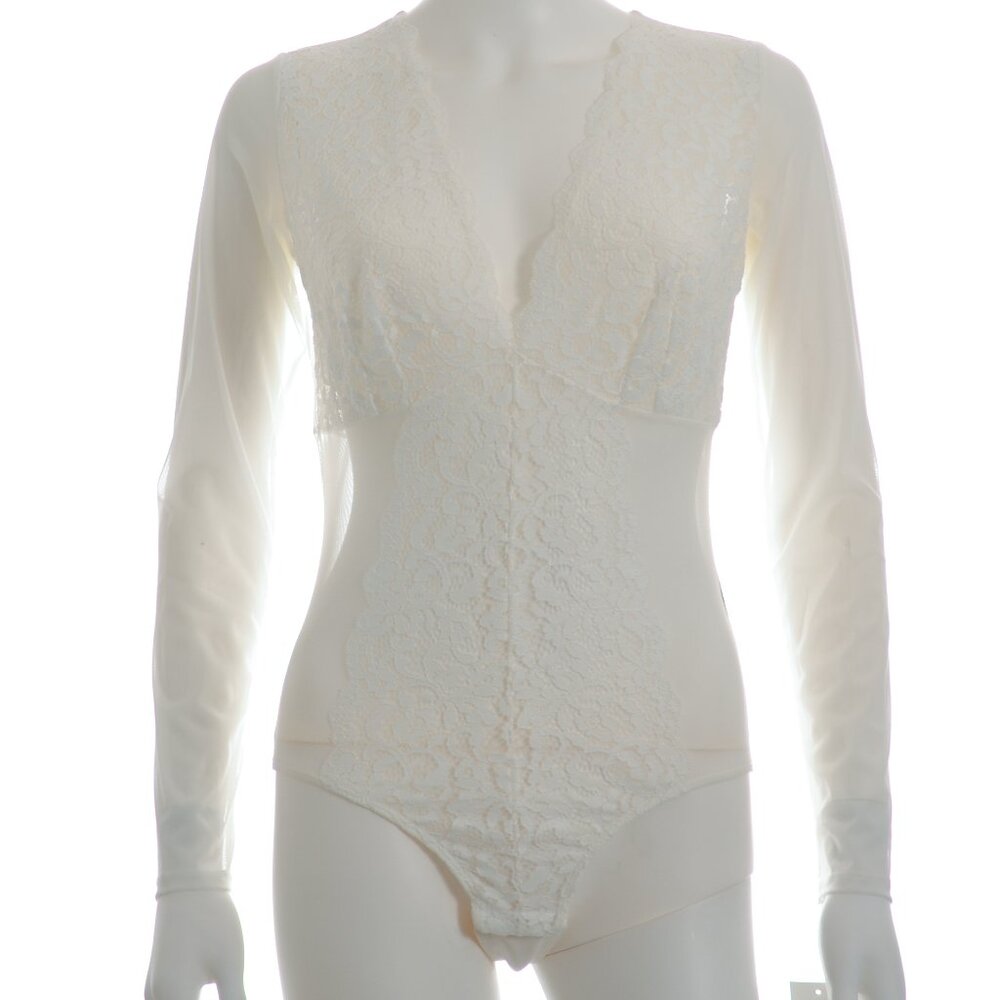 INC White Lace Bodysuit